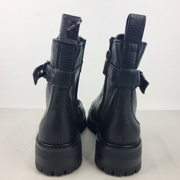 Karl Lagerfeld Payson Combat Embellished Boots Black Size 7 M - Picture 11 of 14